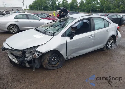 2022 Toyota Corolla Le из США, поврежденный, VIN 5YFEPMAE9NP358696